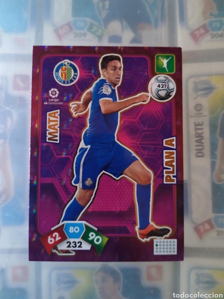 Cromos de f&uacute;tbol: MATA GETAFE PLAN A NUMERO 421 ADRENALYN 2019 2020 - Foto 1