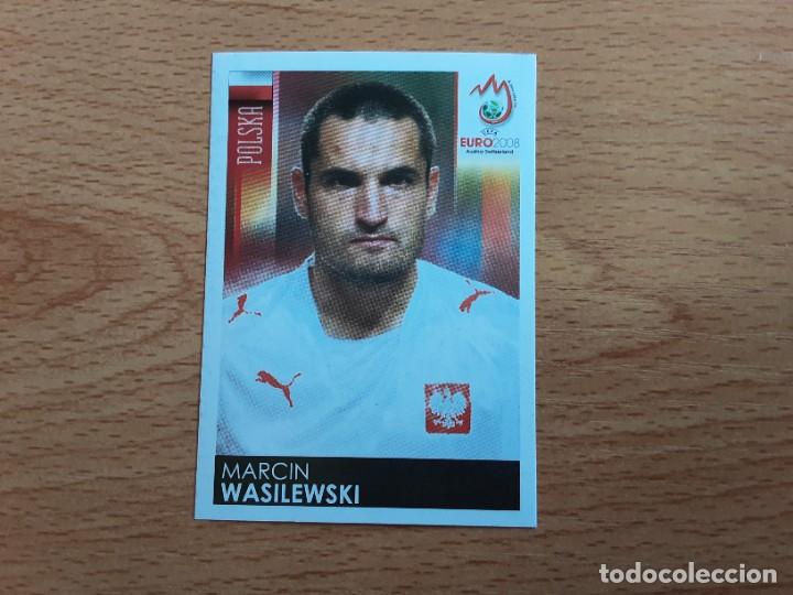 Fu&szlig;ball-Sticker: CROMO FUTBOL EURO 2008 PANINI 238.WASILEWSKI-POLONIA-NUNCA PEGADO-TRASERA MADE IN ITALY