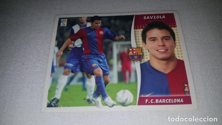 Cromos de f&uacute;tbol: EDICIONES ESTE 2006 2007 COLOCA SAVIOLA DEL BARCELONA - Foto 1
