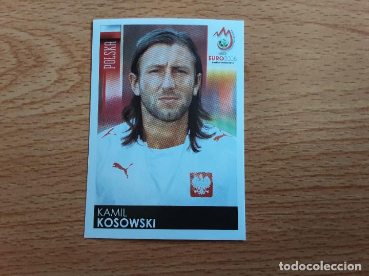 Fu&szlig;ball-Sticker: CROMO FUTBOL EURO 2008 PANINI 245.KOSOWSKI-POLONIA-NUNCA PEGADO-TRASERA MADE IN ITALY
