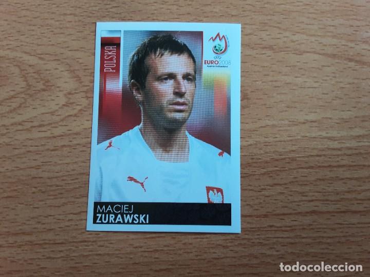 Fu&szlig;ball-Sticker: CROMO FUTBOL EURO 2008 PANINI 251.ZURAWSKI-POLONIA-NUNCA PEGADO-TRASERA MADE IN ITALY