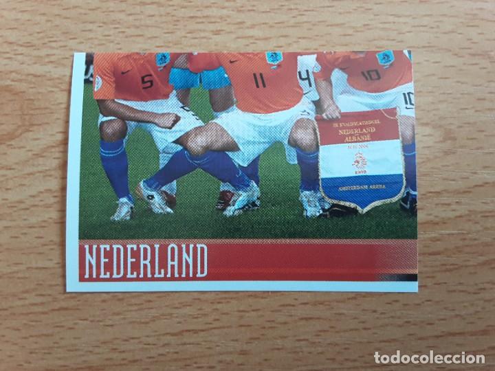 Fu&szlig;ball-Sticker: CROMO FUTBOL EURO 2008 PANINI 257.ALINEACION-HOLANDA-NUNCA PEGADO-TRASERA MADE IN ITALY