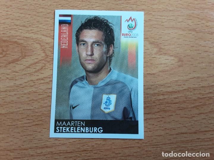 Fu&szlig;ball-Sticker: CROMO FUTBOL EURO 2008 PANINI 277.STEKELENBURG-HOLANDA-NUNCA PEGADO-TRASERA MADE IN ITALY