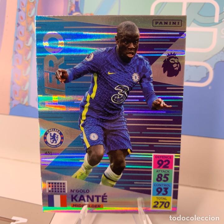 Cromos de F&uacute;tbol: KANTE - HERO- 431 - CHELSEA - PANINI ADRENALYN XL PREMIER LEAGUE 2021 2022 - NUEVA