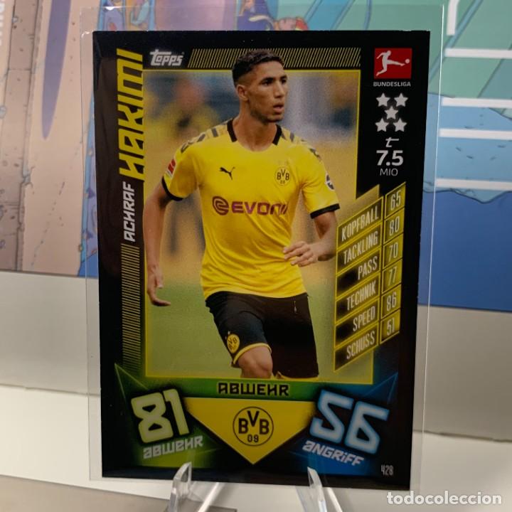 Figurine di Calcio: HAKIMI - 428 - BORUSSIA DORTMUND BVB - TOPPS MATCH ATTAX BUNDESLIGA 2019 2020 -