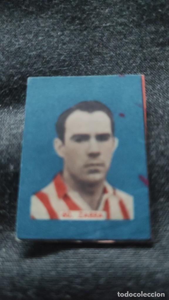 Cromos de F&uacute;tbol: Cromo de zarra , colecci&oacute;n futbolistas famosos de fher de 1953 1954, nunca pegado, rar&iacute;simo .