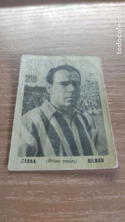 Cromos de F&uacute;tbol: Cromo de Zarra, ases del f&uacute;tbol, editorial bruguera 1951 1952