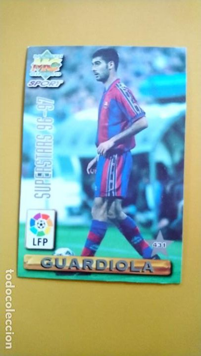Cromos de f&uacute;tbol: guardiola - de la pe&ntilde;a 1996 97 - Foto 1