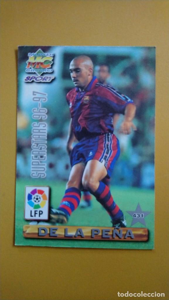 Cromos de f&uacute;tbol: guardiola - de la pe&ntilde;a 1996 97 - Foto 2
