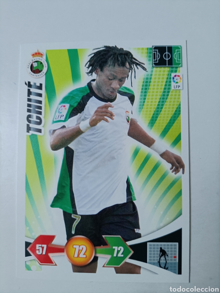 Cromos de f&uacute;tbol: Tchite. Racing de Santander. Adrenalyn 2009/10 - Foto 1