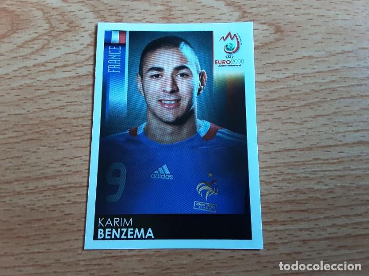 Cromos de F&uacute;tbol: CROMO FUTBOL EURO 2008 PANINI 354.BENZEMA ROOKIE-FRANCIA-NUNCA PEGADO-TRASERA MADE IN ITALY