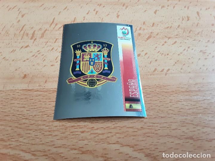 Cromos de F&uacute;tbol: CROMO FUTBOL EURO 2008 PANINI 415.ESCUDO-ESPA&Ntilde;A-NUNCA PEGADO-TRASERA MADE IN ITALY
