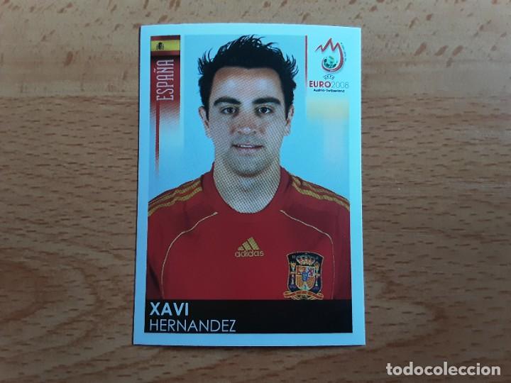 Cromos de F&uacute;tbol: CROMO FUTBOL EURO 2008 PANINI 424.XAVI-ESPA&Ntilde;A-NUNCA PEGADO-TRASERA MADE IN ITALY
