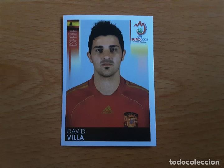 Cromos de F&uacute;tbol: CROMO FUTBOL EURO 2008 PANINI 433.VILLA-ESPA&Ntilde;A-NUNCA PEGADO-TRASERA MADE IN ITALY