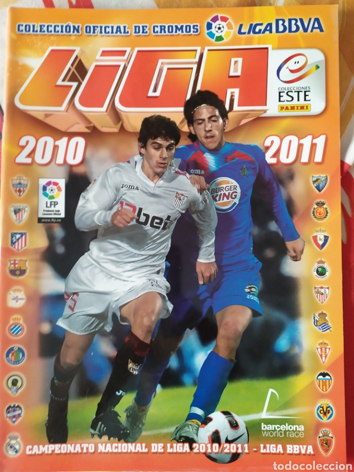 Cromos de Futebol: &Aacute;lbum liga este 2010 2011 10 11 panini nuevo liga BBVA vac&iacute;o plancha