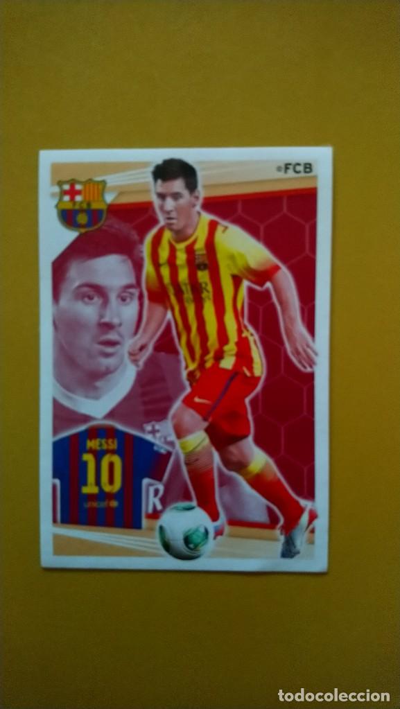 Cromos de f&uacute;tbol: messi, liga 2013 2014 - Foto 1
