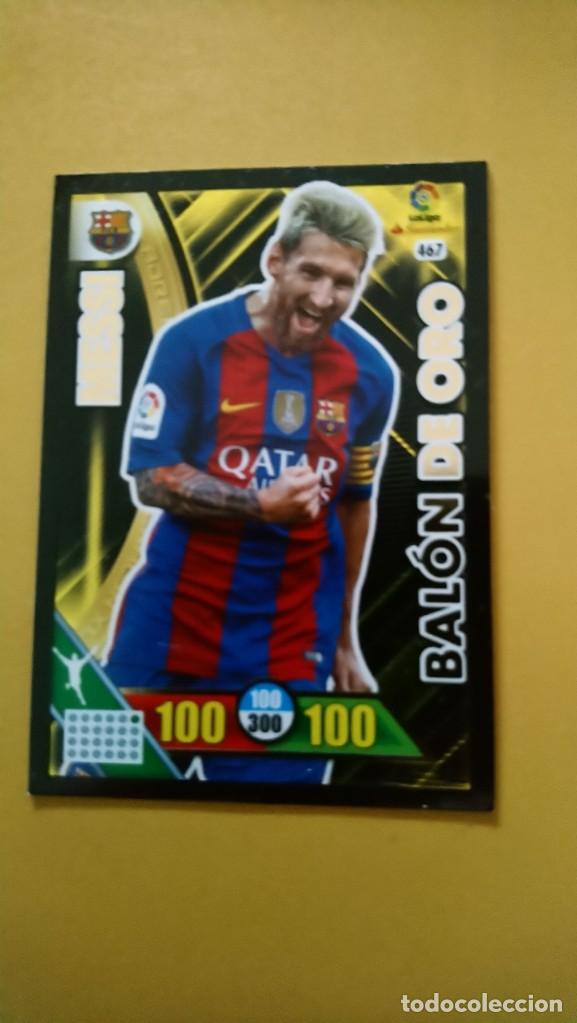Cromos de f&uacute;tbol: messi balon oro 16 17 - Foto 1