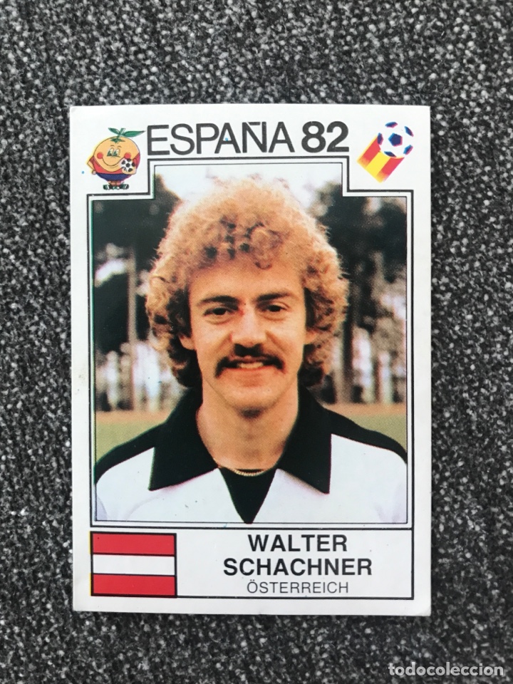 Cromos de F&uacute;tbol: Cromo panini mundial Espa&ntilde;a 82 n&uacute;mero 141 Schachner - Sticker album world cup Spain 1982