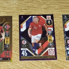 Cromos de Fútbol: SET ERLING HAALAND TOPPS MATCH ATTAX 101 ROAD TO UEFA NATIONS LEAGUE FINALS. Lote 353963423