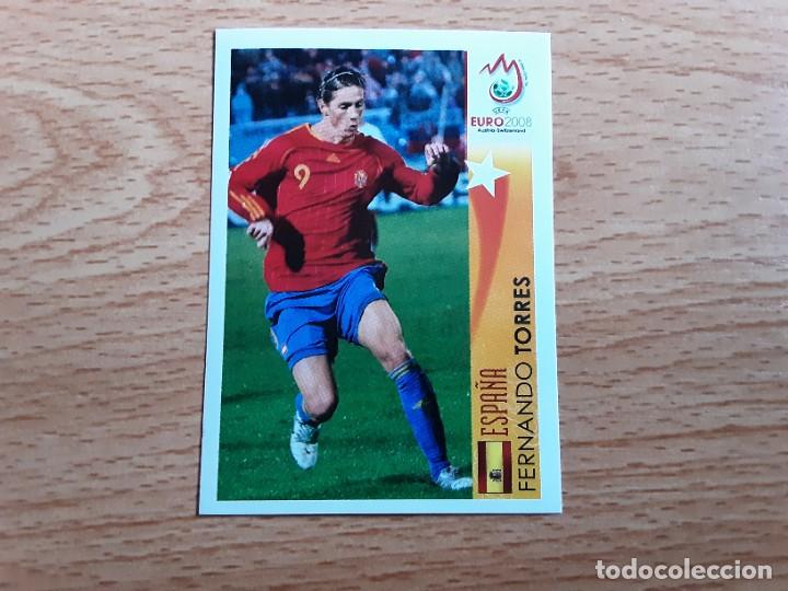 Cromos de F&uacute;tbol: CROMO FUTBOL EURO 2008 PANINI 516.FERNANDO TORRES-ESPA&Ntilde;A-NUNCA PEGADO-TRASERA MADE IN ITALY
