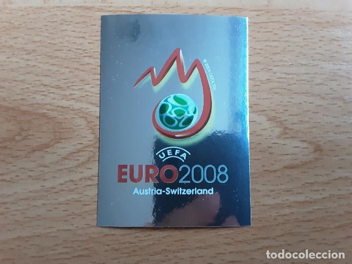 Cromos de f&uacute;tbol: CROMO FUTBOL EURO 2008 EDITORIAL PANINI 4.LOGO-NUNCA PEGADO-TRASERA MADE IN BRAZIL
