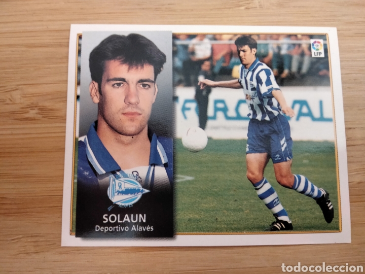 Figurine di Calcio: SOLAUN ALAVES EDICIONES ESTE 98 99 1998 1999 SIN PEGAR CROMO FUTBOL UNIFICO ENVIOS