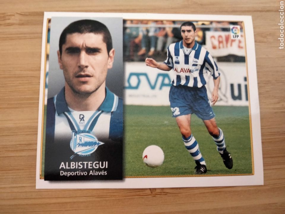 Cromos de f&uacute;tbol: ALBISTEGUI ALAVES EDICIONES ESTE 98 99 1998 1999 SIN PEGAR CROMO FUTBOL UNIFICO ENVIOS