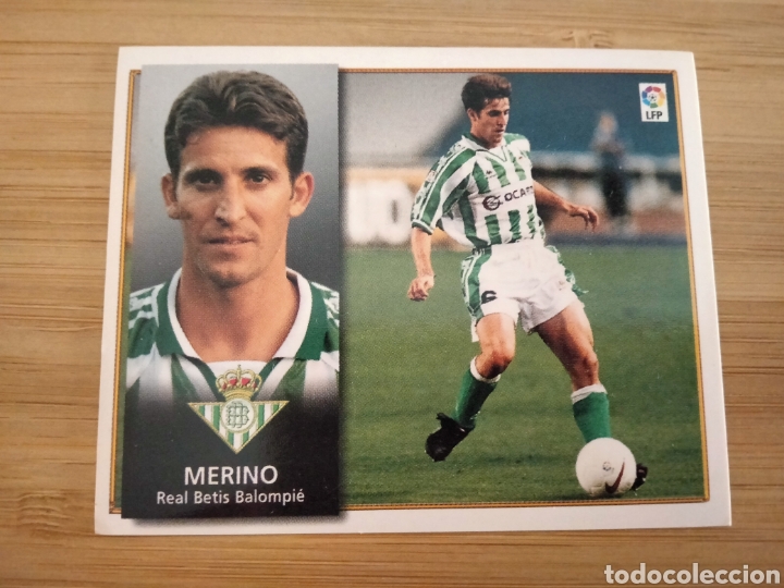 Fu&szlig;ball-Sticker: MERINO REAL BETIS EDICIONES ESTE 98 99 1998 1999 SIN PEGAR CROMO FUTBOL UNIFICO ENVIOS