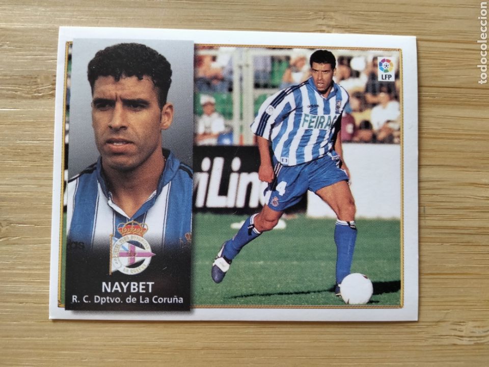 Figurine di Calcio: NAYBET DEPORTIVO DE LA CORU&Ntilde;A EDICIONES ESTE 98 99 1998 1999 SIN PEGAR CROMO FUTBOL UNIFICO ENVIOS