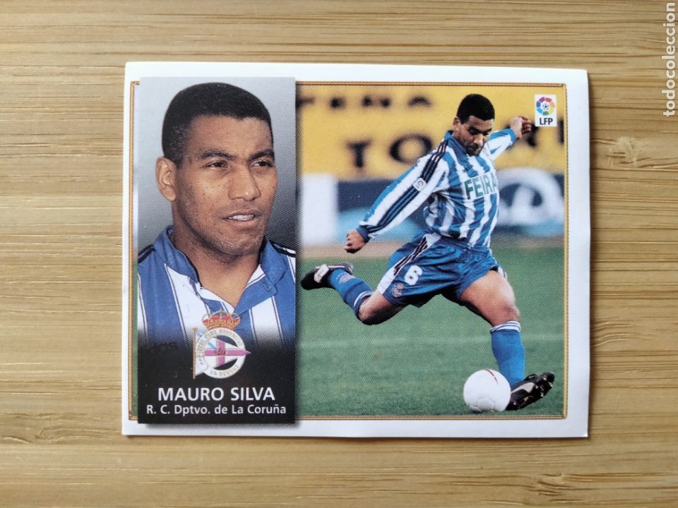 Fu&szlig;ball-Sticker: MAURO SILVA DEPORTIVO DE LA CORU&Ntilde;A EDICIONES ESTE 98 99 1998 1999 SIN PEGAR FUTBOL UNIFICO ENVIOS