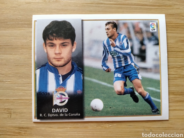 Cromos de F&uacute;tbol: DAVID DEPORTIVO DE LA CORU&Ntilde;A EDICIONES ESTE 98 99 1998 1999 SIN PEGAR FUTBOL UNIFICO ENVIOS