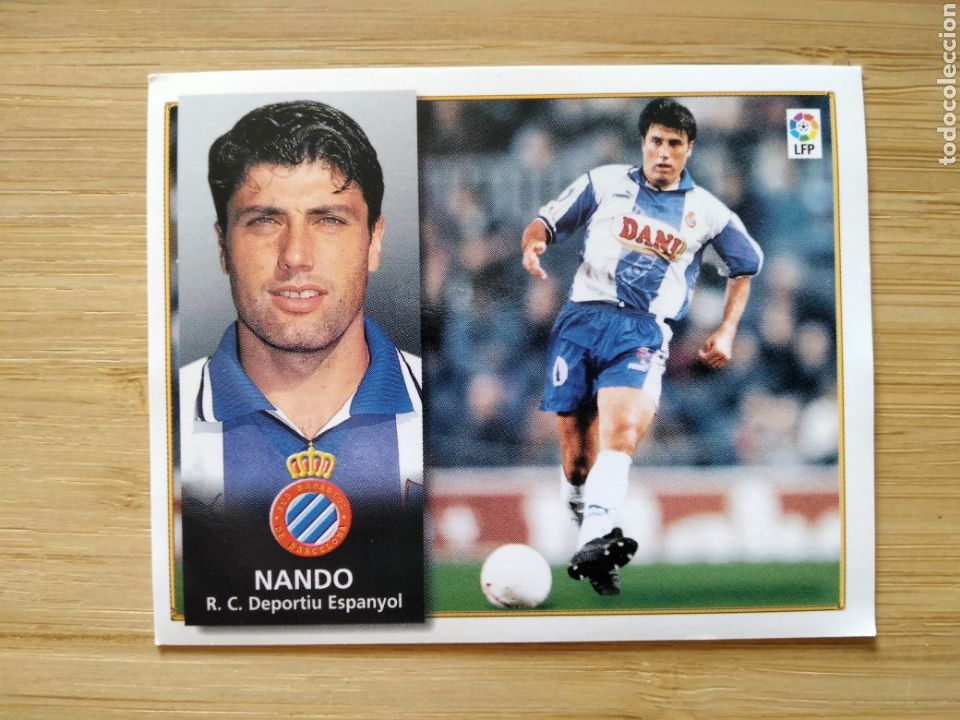 Cromos de f&uacute;tbol: NANDO ESPA&Ntilde;OL EDICIONES ESTE 98 99 1998 1999 SIN PEGAR FUTBOL UNIFICO ENVIOS
