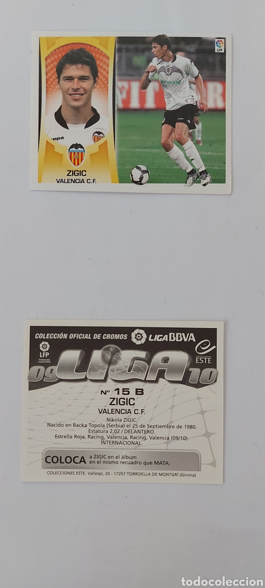 Cromos de f&uacute;tbol: ZIGIC VALENCIA - Foto 1