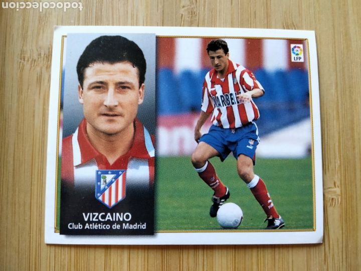 Figurine di Calcio: VIZCAINO BAJA ATLETICO DE MADRID EDICIONES ESTE 98 99 1998 1999 SIN PEGAR FUTBOL UNIFICO ENVIOS