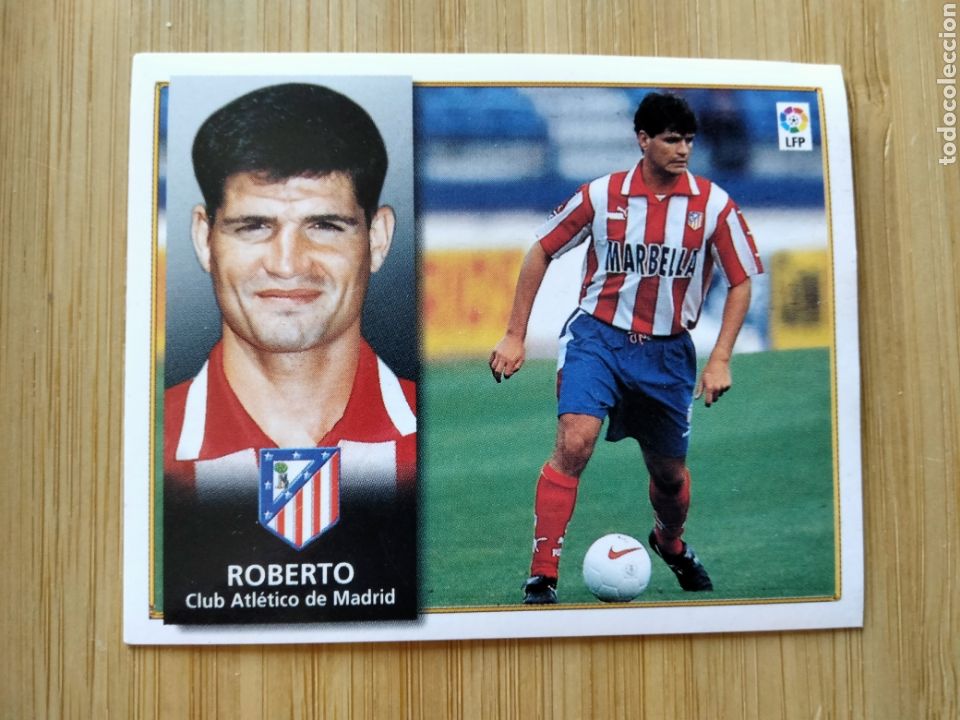 Cromos de Futebol: ROBERTO ATLETICO DE MADRID EDICIONES ESTE 98 99 1998 1999 SIN PEGAR FUTBOL UNIFICO ENVIOS