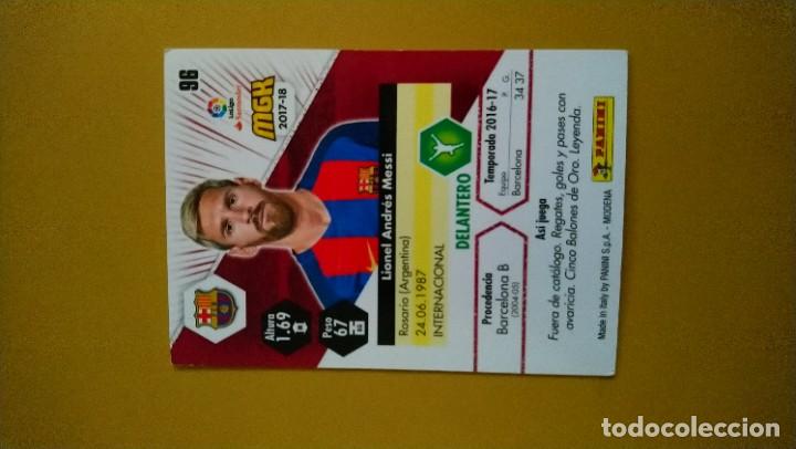 Cromos de f&uacute;tbol: messi 2017 18 megacracks - Foto 2