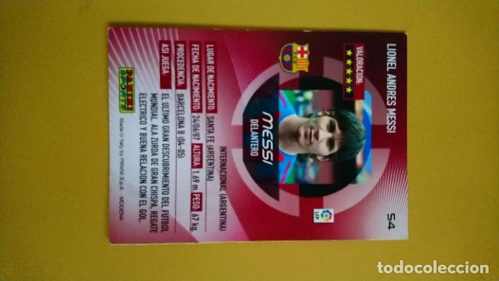 Cromos de f&uacute;tbol: messi 06 07 megacracks - Foto 2