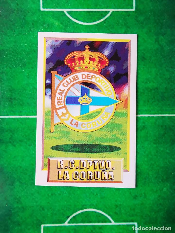 Football Stickers: CROMO FUTBOL CARTON 93 94 RECUPERADO LIGA ESTE 1993 1994 DEPORTIVO DE LA CORU&Ntilde;A ESCUDO