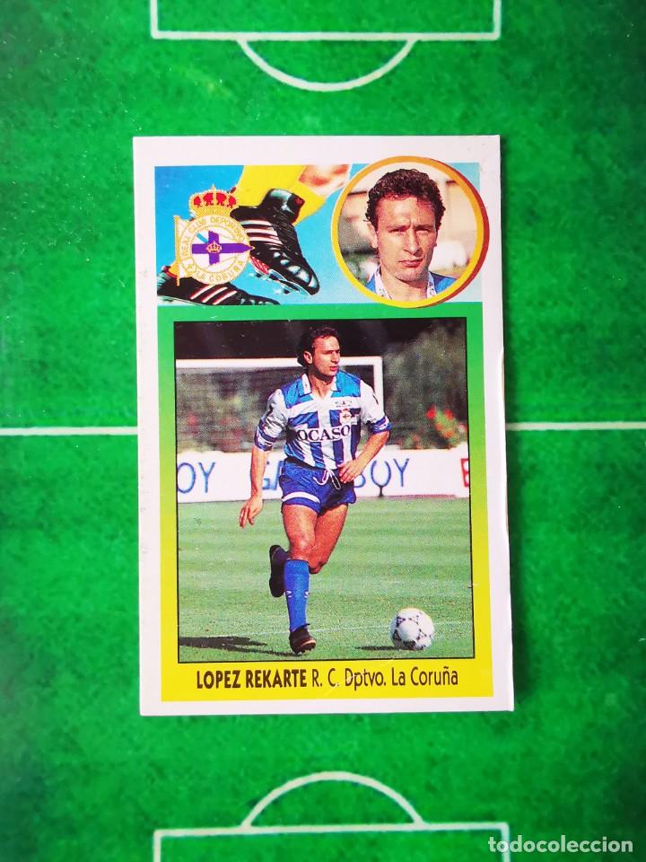 Football Stickers: CROMO FUTBOL CARTON 93 94 RECUPERADO LIGA ESTE 1993 1994 DEPORTIVO DE LA CORU&Ntilde;A LOPEZ REKARTE