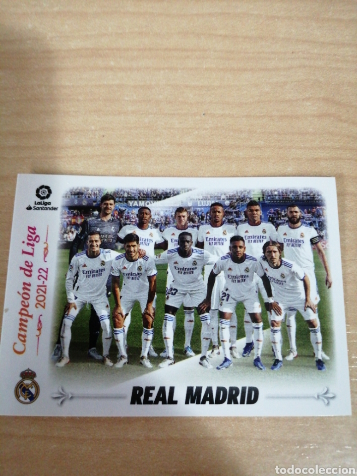 Fu&szlig;ball-Sticker: REAL MADRID CUADRO DE HONOR 1 LIGA ESTE 2022 2023 22 23