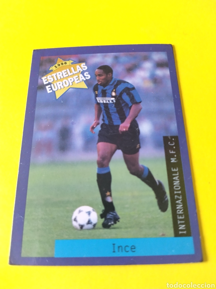 Cartes &agrave; collectionner de Football: Ince Estrellas Europeas de 1996 Panini