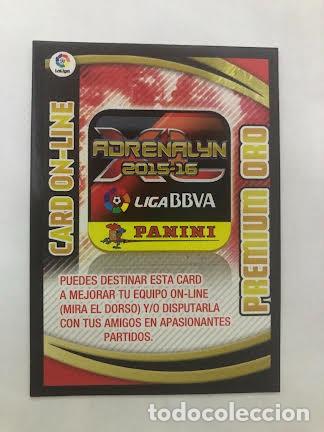 Cromos de Futebol: PREMIUM ORO - CARD ON LINE - ADRENALYN 15 16 - PANINI - 2015 2016