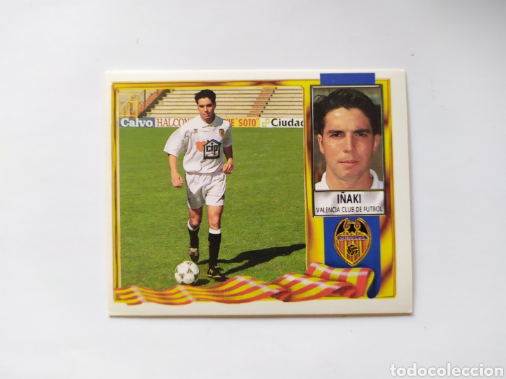 Fu&szlig;ball-Sticker: Liga este 1995 1996 95 96 I&ntilde;aki Valencia sin pegar
