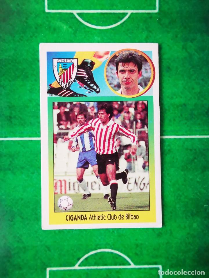 Football Stickers: CROMO FUTBOL CARTON 93 94 RECUPERADO LIGA ESTE 1993 1994 ATHLETIC CLUB CIGANDA ZIGANDA