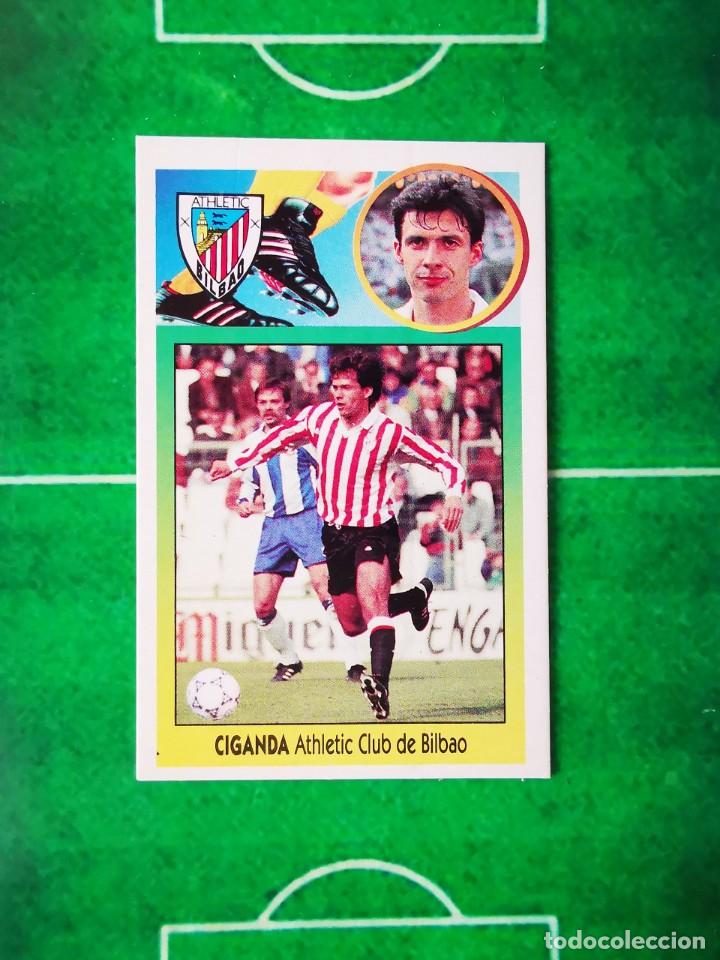 Football Stickers: CROMO FUTBOL CARTON 93 94 RECUPERADO LIGA ESTE 1993 1994 ATHLETIC CLUB CIGANDA ZIGANDA