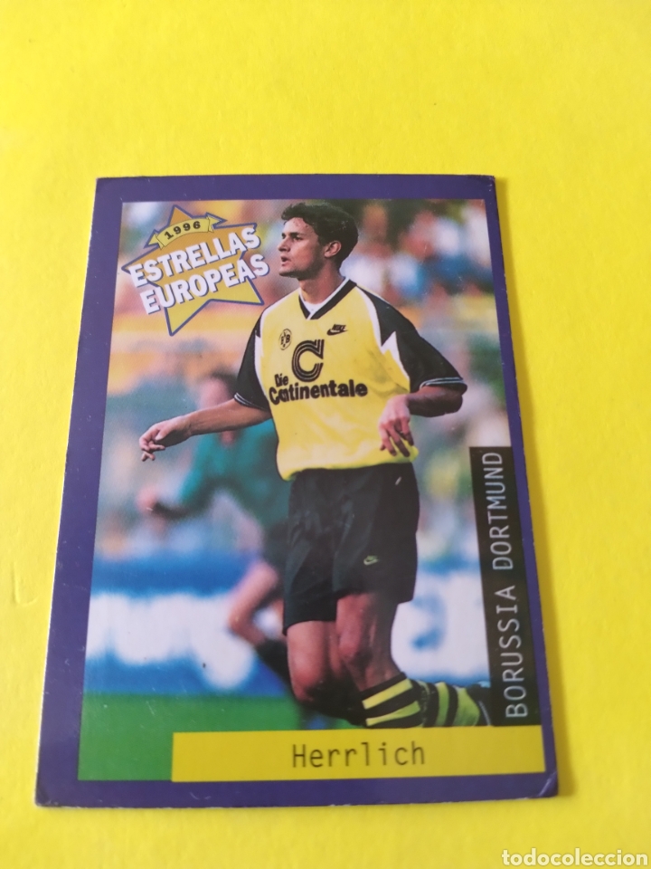 Cartes &agrave; collectionner de Football: Herrlich Estrellas Europeas de 1996 Panini