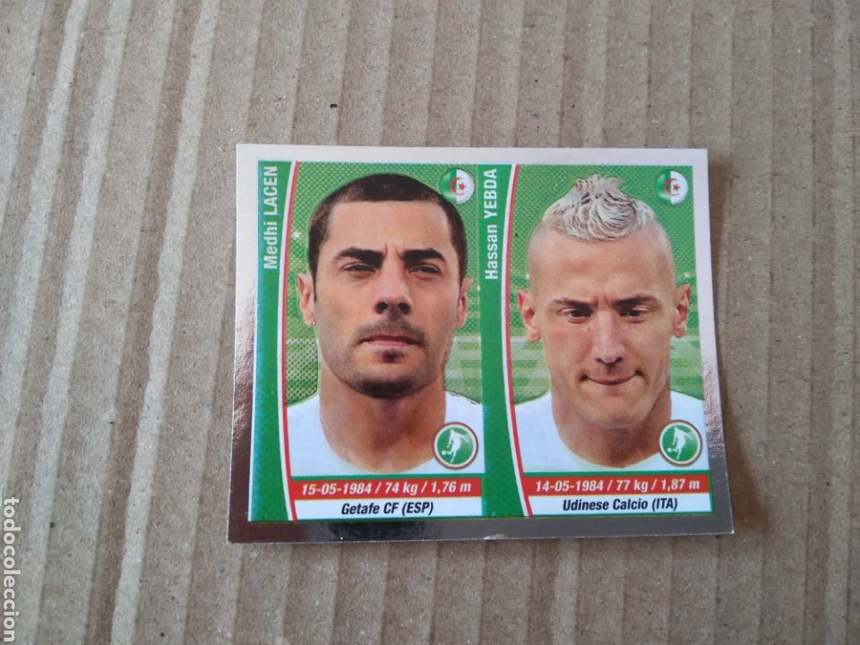 Cromos de f&uacute;tbol: 431 LACEN YEBDA SELECCI&Oacute;N ALGERIA CROMO FUTBOL MUNDIAL 2014 WORLD CUP COPA MUNDO NAVARRETE
