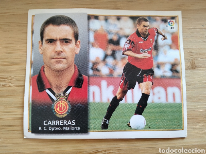 Cromos de f&uacute;tbol: CARRERAS REAL MALLORCA EDICIONES ESTE 98 99 1998 1999 SIN PEGAR CROMO FUTBOL UNIFICO ENVIOS
