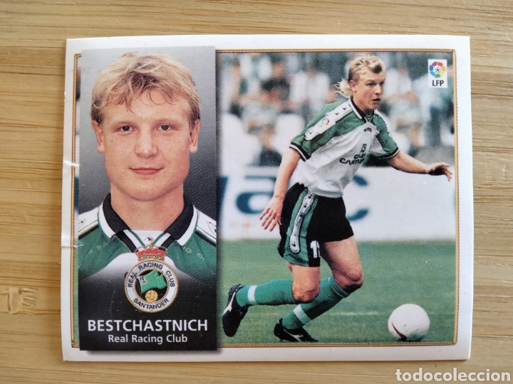 Cromos de f&uacute;tbol: BESTCHASTNICH RACING SANTANDER EDICIONES ESTE 98 99 1998 1999 SIN PEGAR CROMO FUTBOL UNIFICO ENVIOS