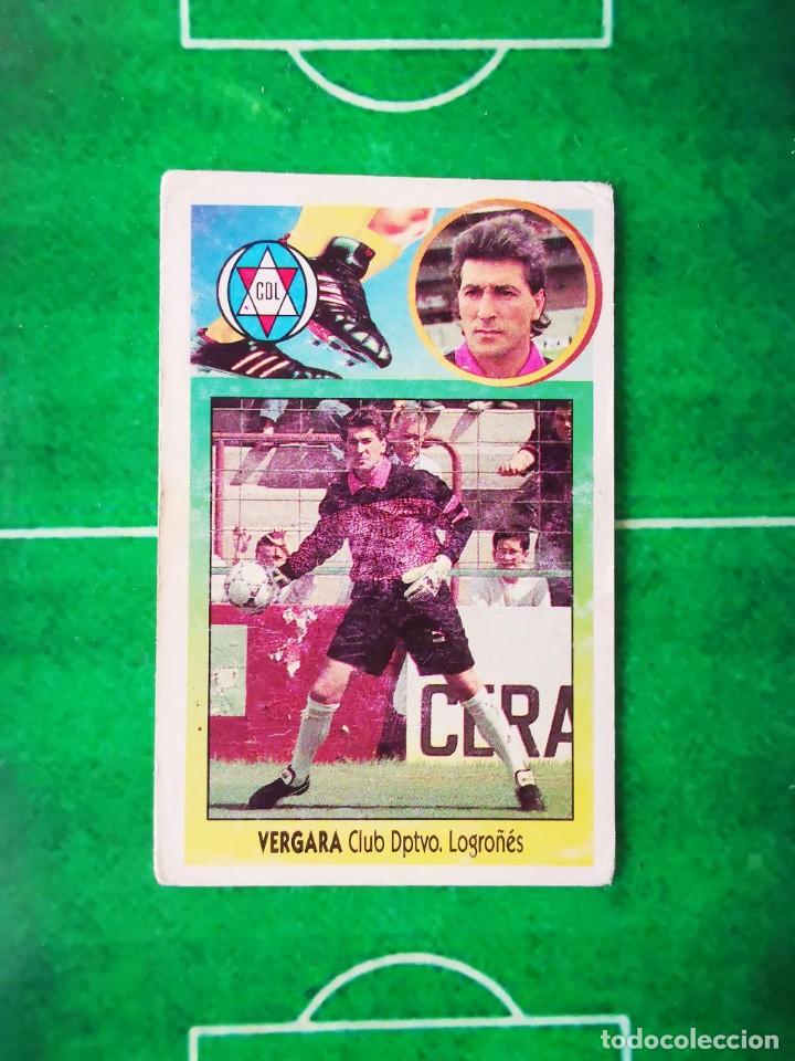 Cromos de Futebol: CROMO FUTBOL CARTON 93 94 RECUPERADO LIGA ESTE 1993 1994 CD LOGRO&Ntilde;ES VERGARA